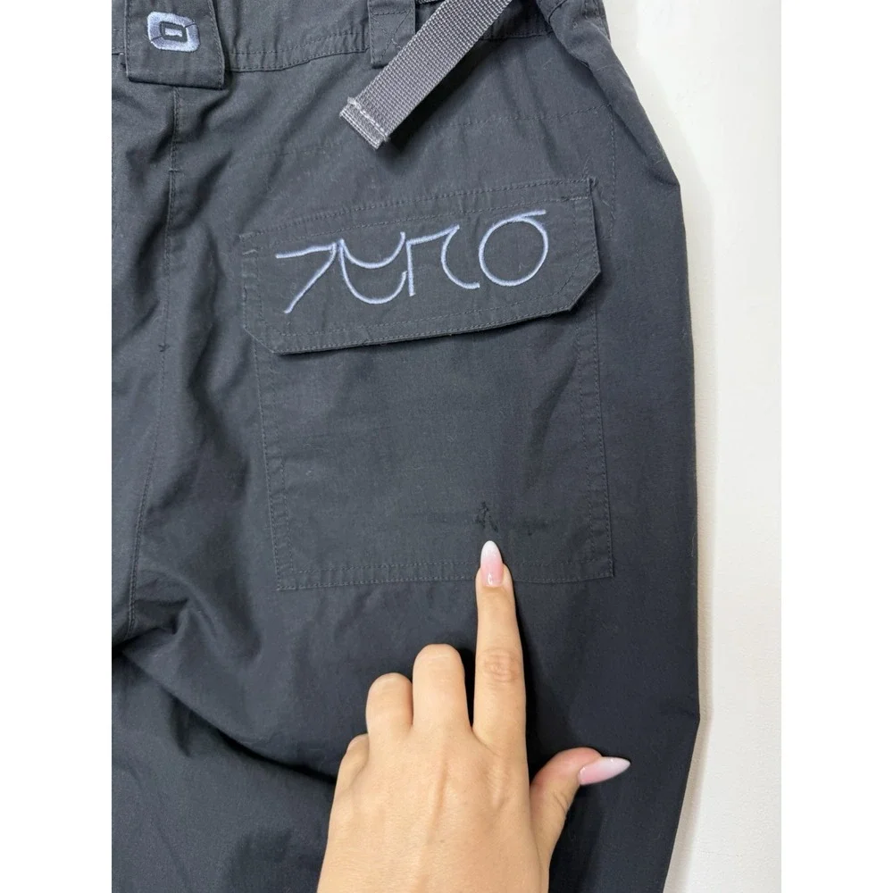 BELOWZERO Outdoor Pants Mens Large Black Trousers Cargo Gorpcore Hiking Bungee L